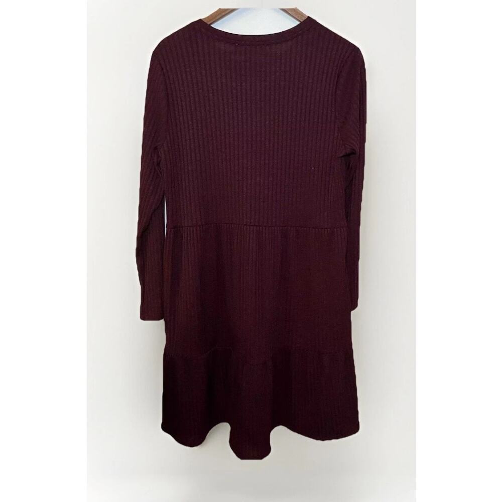 Philosophy Women's Wine Textured Knit Dress-L- NWT-Retail $78​ - Picture 2 of 5